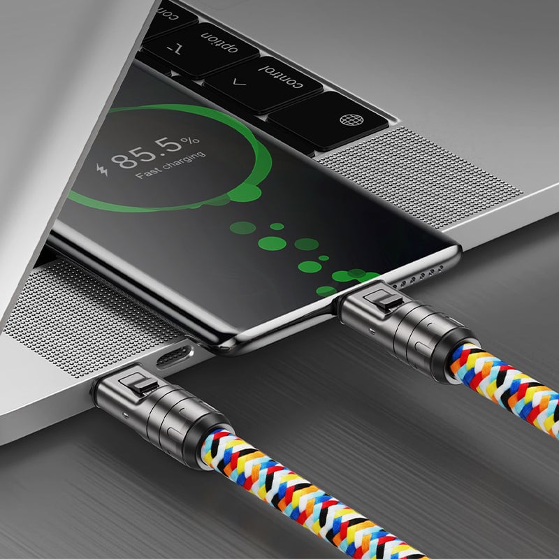 2-in-1 Schnellladekabel & Handy-Trageband