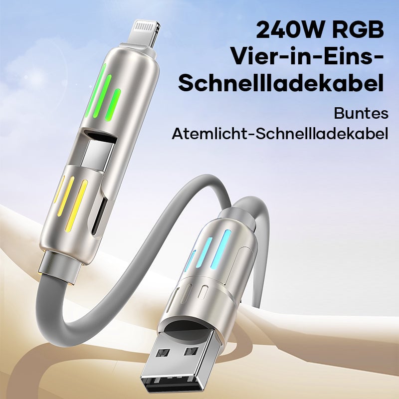 240W 4-in-1 USB-C-Kabel
