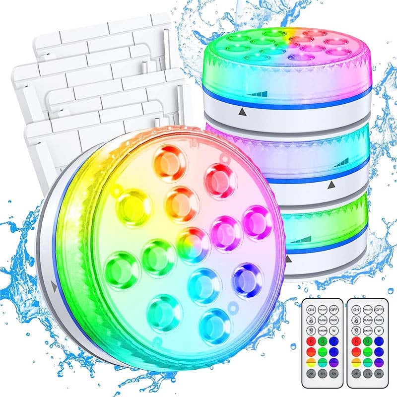 Doppellagige wasserdichte selbstklebende LED-Pool-Leuchte