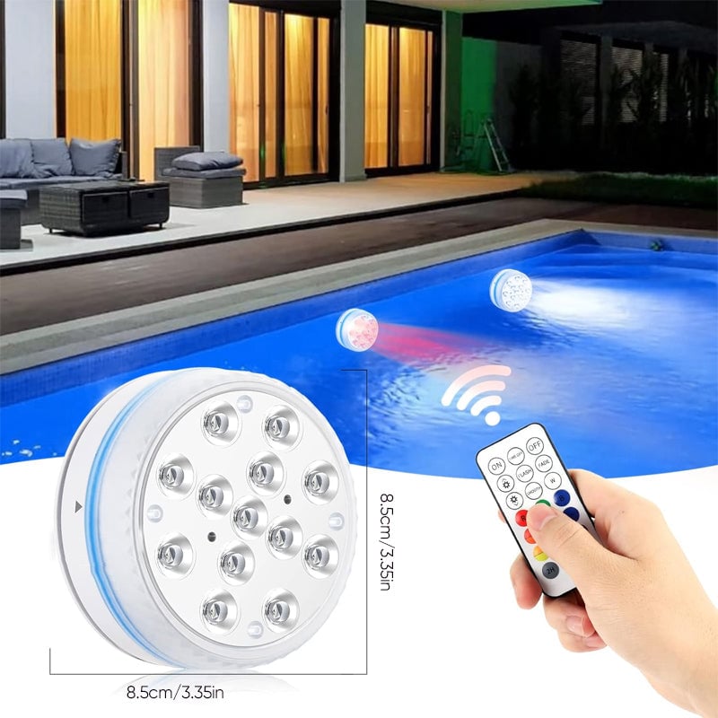 Doppellagige wasserdichte selbstklebende LED-Pool-Leuchte