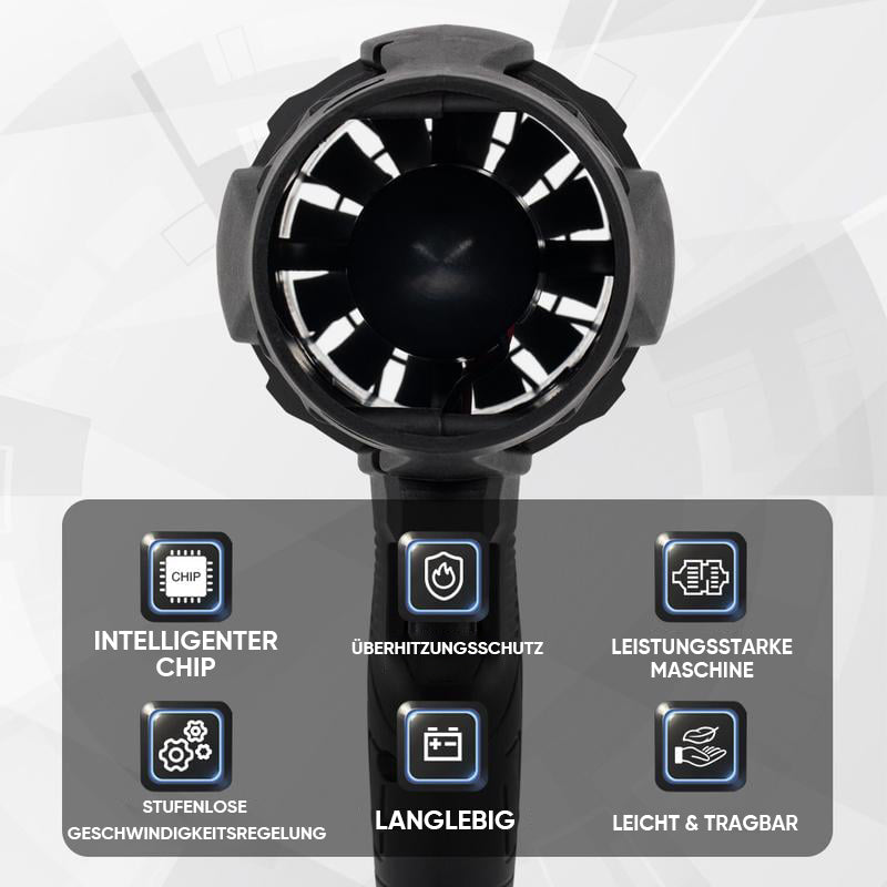 Saker Leistungsstarkes Handgebläse mit Turbotechnik