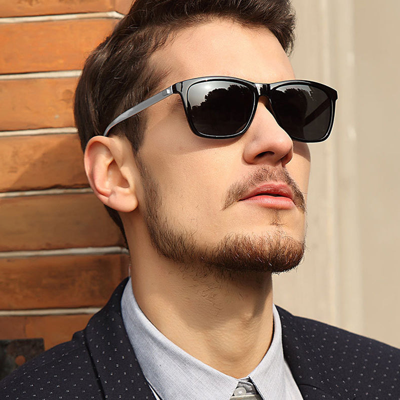 Neue Design Aluminium Magnesium MĂ€nner polarisierte Sonnenbrille