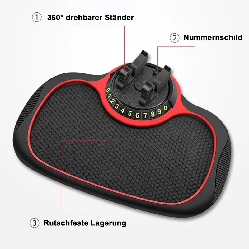 Multifunktionale Auto-Antirutschmatte,Auto-Handyhalter