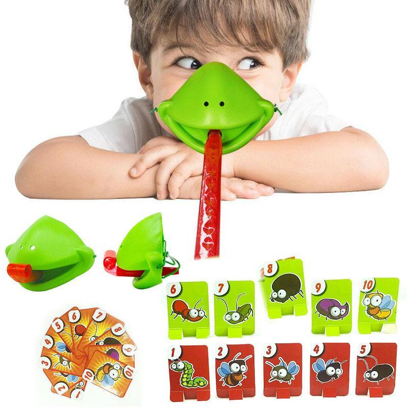 ChamÀleon Spielzeug, das Zunge haftet