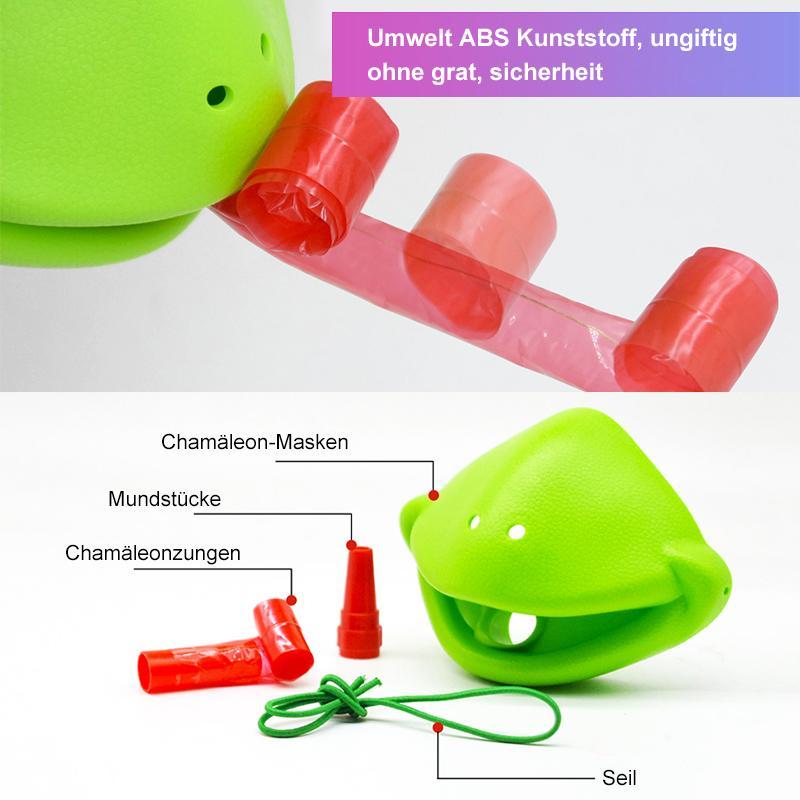 ChamÀleon Spielzeug, das Zunge haftet