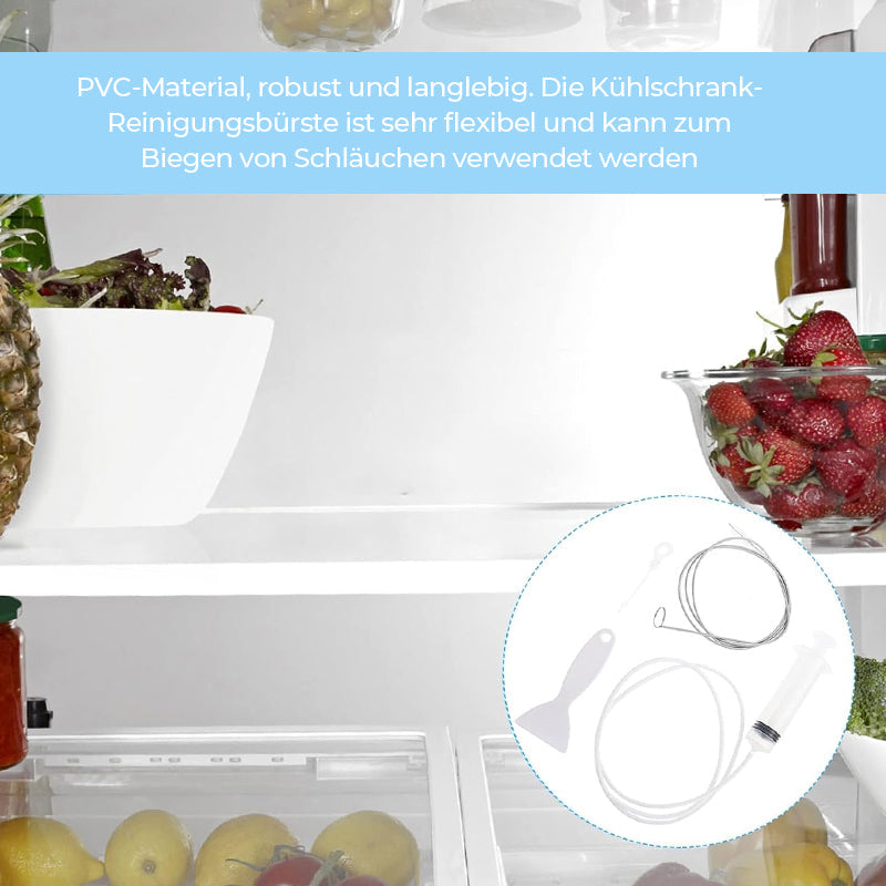 Reinigung des Abflusslochs im Kühlschrank