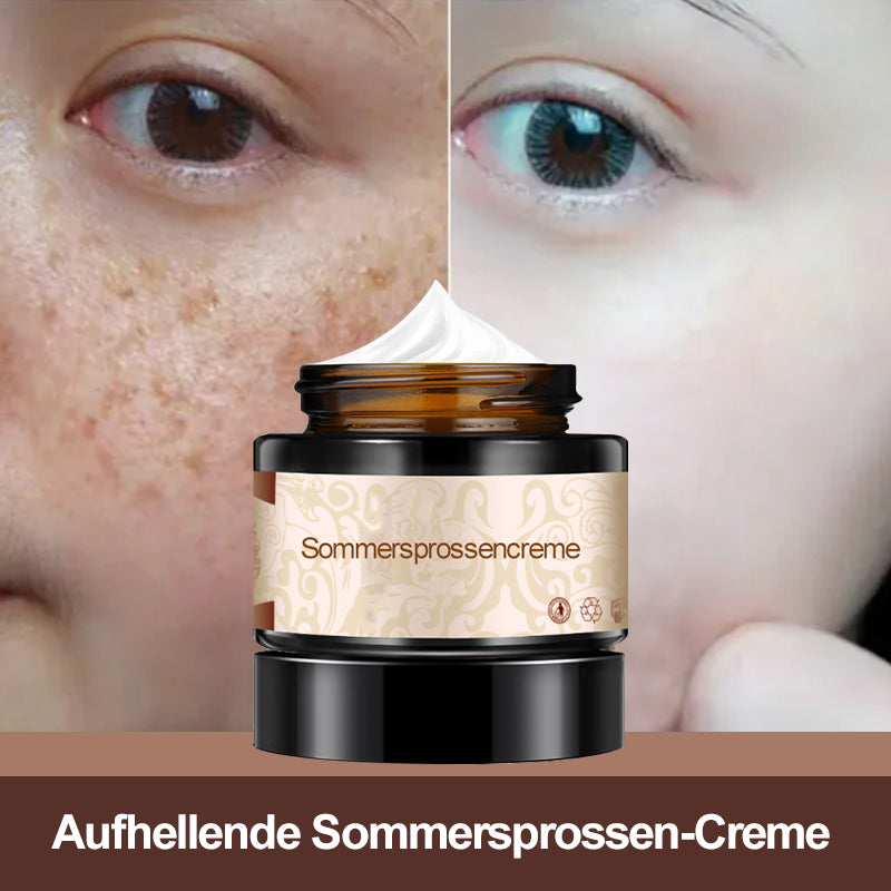 Pflanzenaufhellende Melanin-Sommersprossencreme