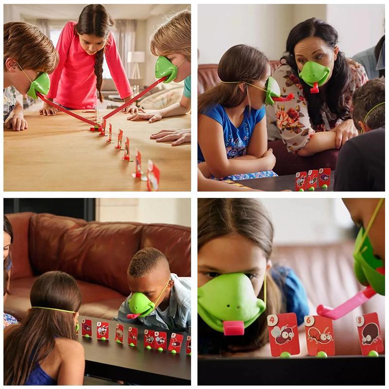 ChamÀleon Spielzeug, das Zunge haftet