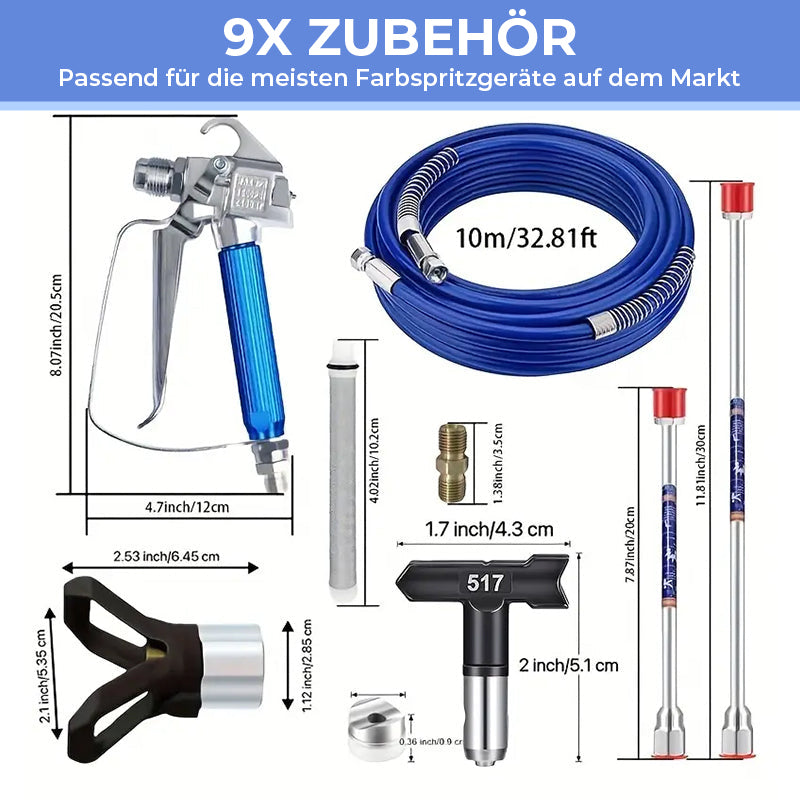 Airless-Farbspritzgerät-Set