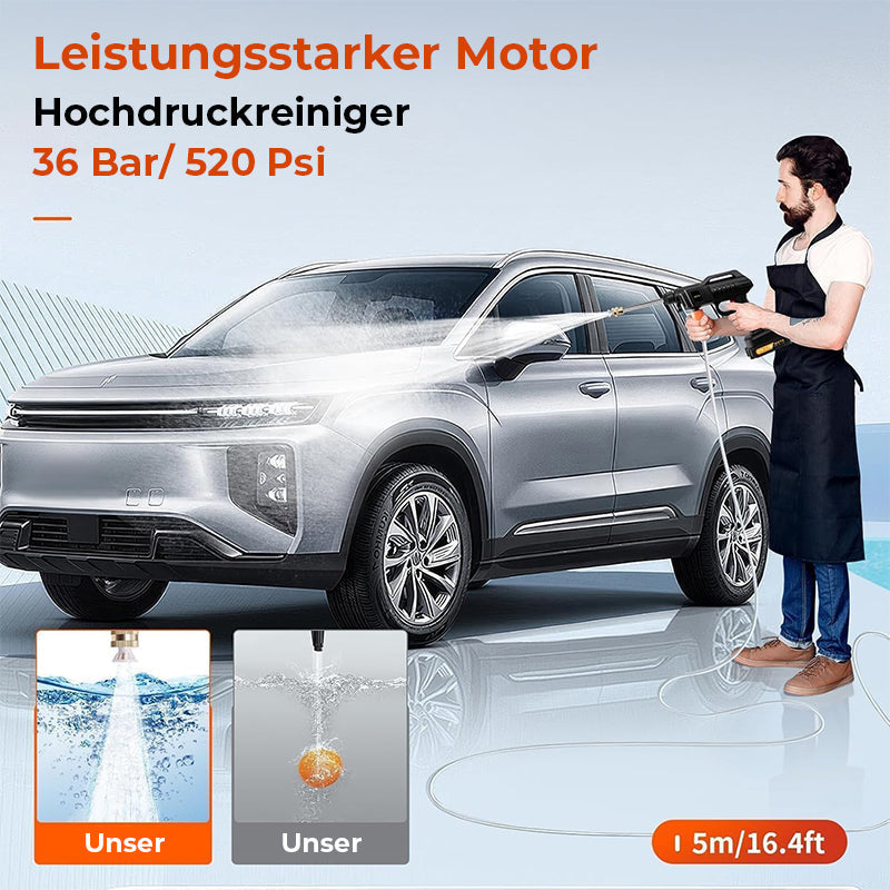 Tragbarer Akku-Hochdruckreiniger