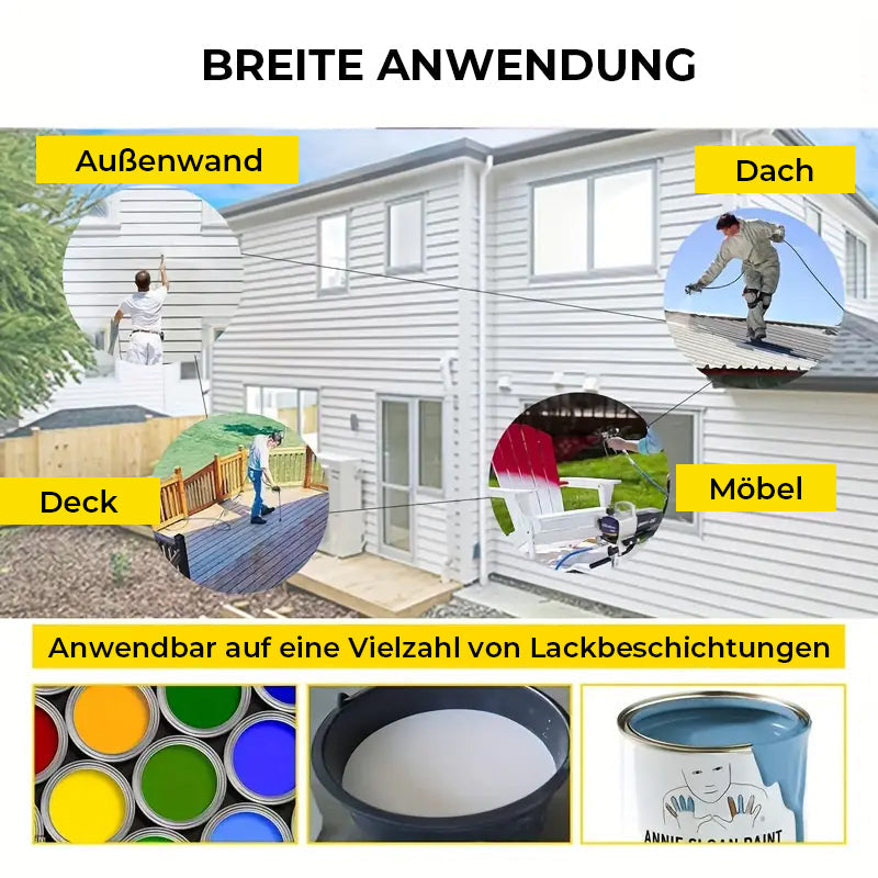 Airless-Farbspritzgerät-Set