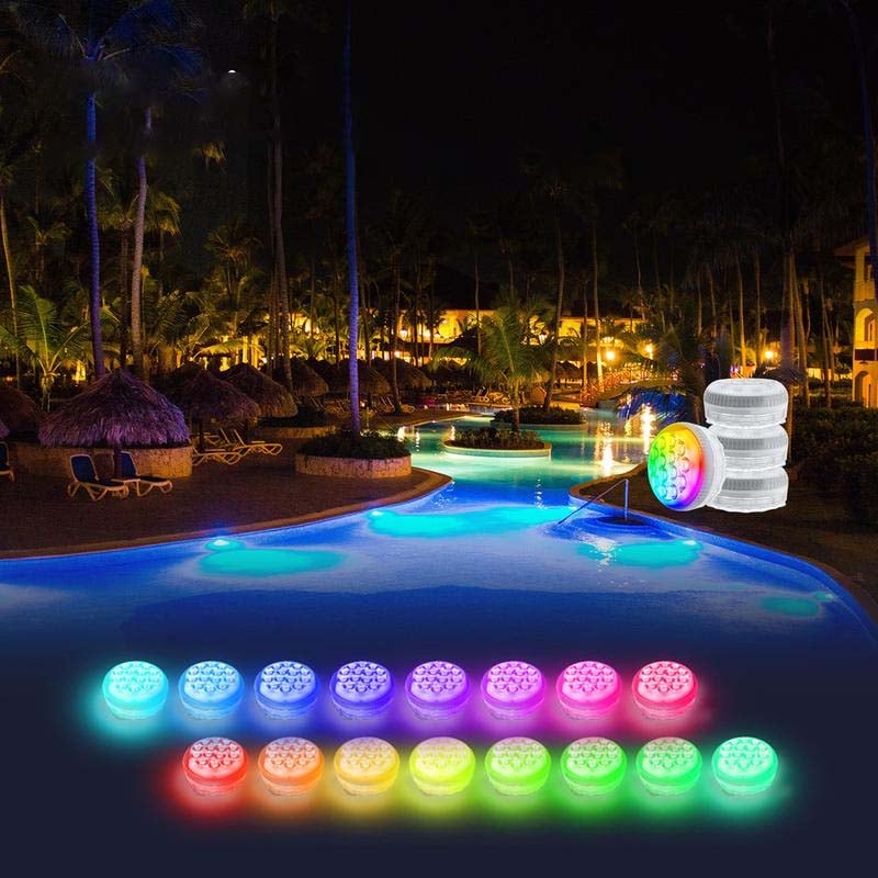 Doppellagige wasserdichte selbstklebende LED-Pool-Leuchte