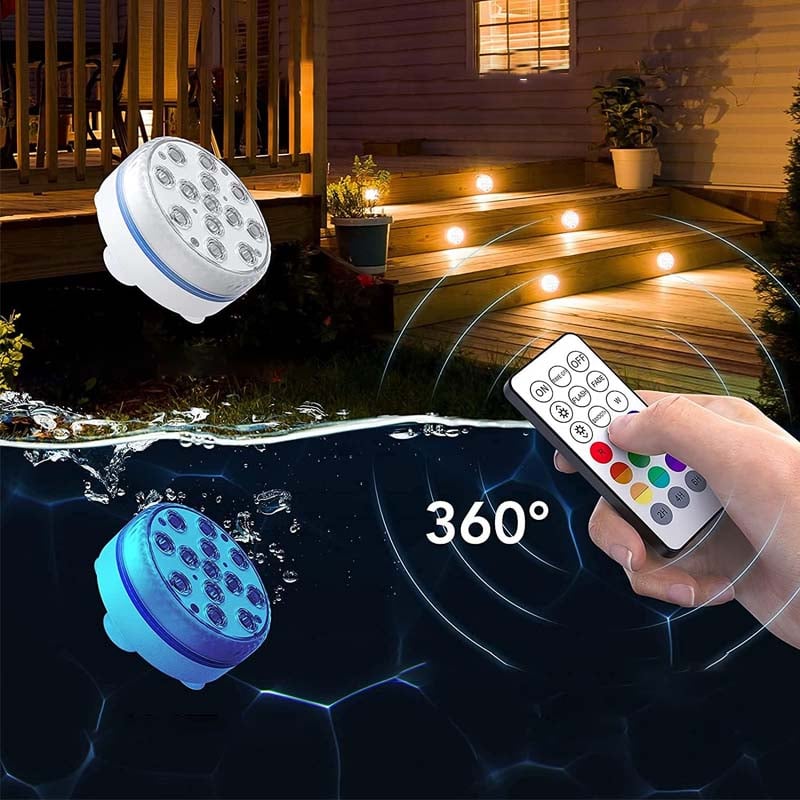Doppellagige wasserdichte selbstklebende LED-Pool-Leuchte