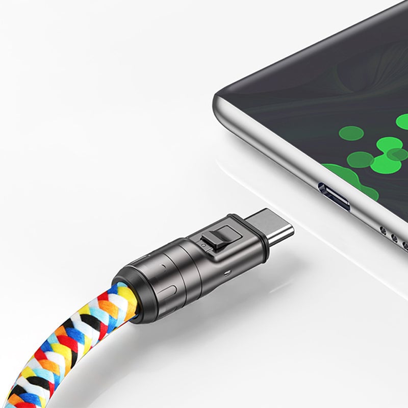 2-in-1 Schnellladekabel & Handy-Trageband