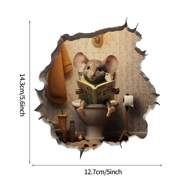 Mauseloch-Abziehbilder