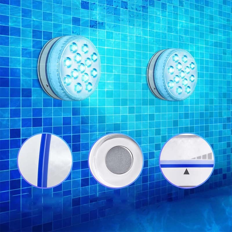 Doppellagige wasserdichte selbstklebende LED-Pool-Leuchte