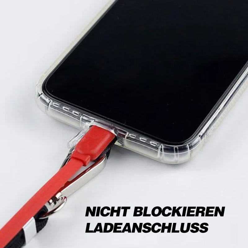 Universelle abnehmbare Telefonschlaufe