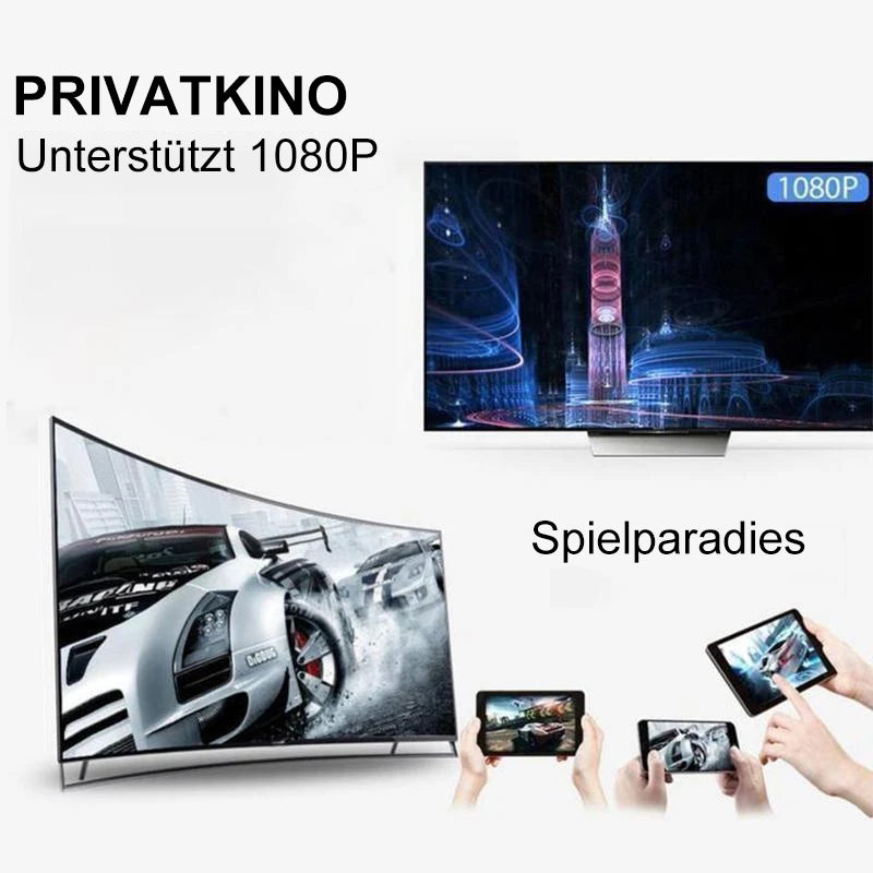 Tragbarer drahtloser HDMI-Empfänger