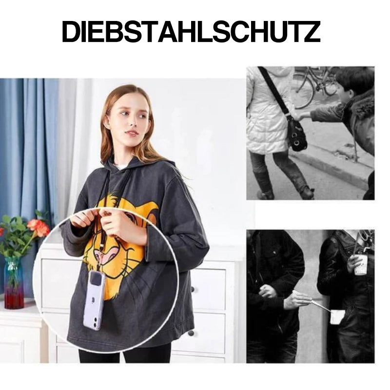 Universelle abnehmbare Telefonschlaufe