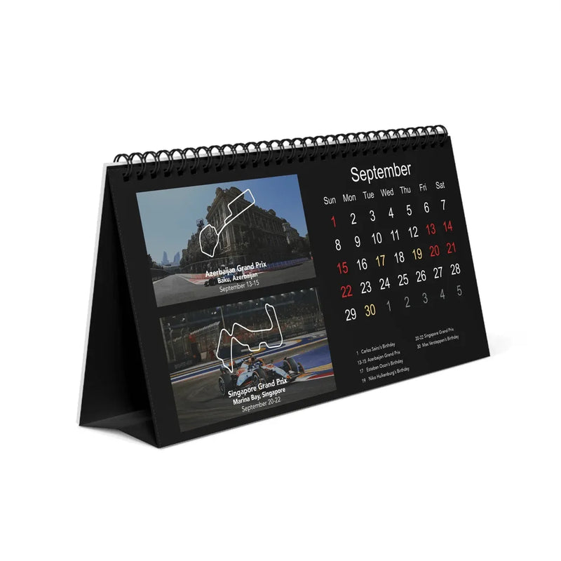 Der F1-Tischkalender 2024